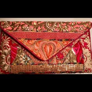 Gorgeous Banjara embroidery clutch/shoulder bag